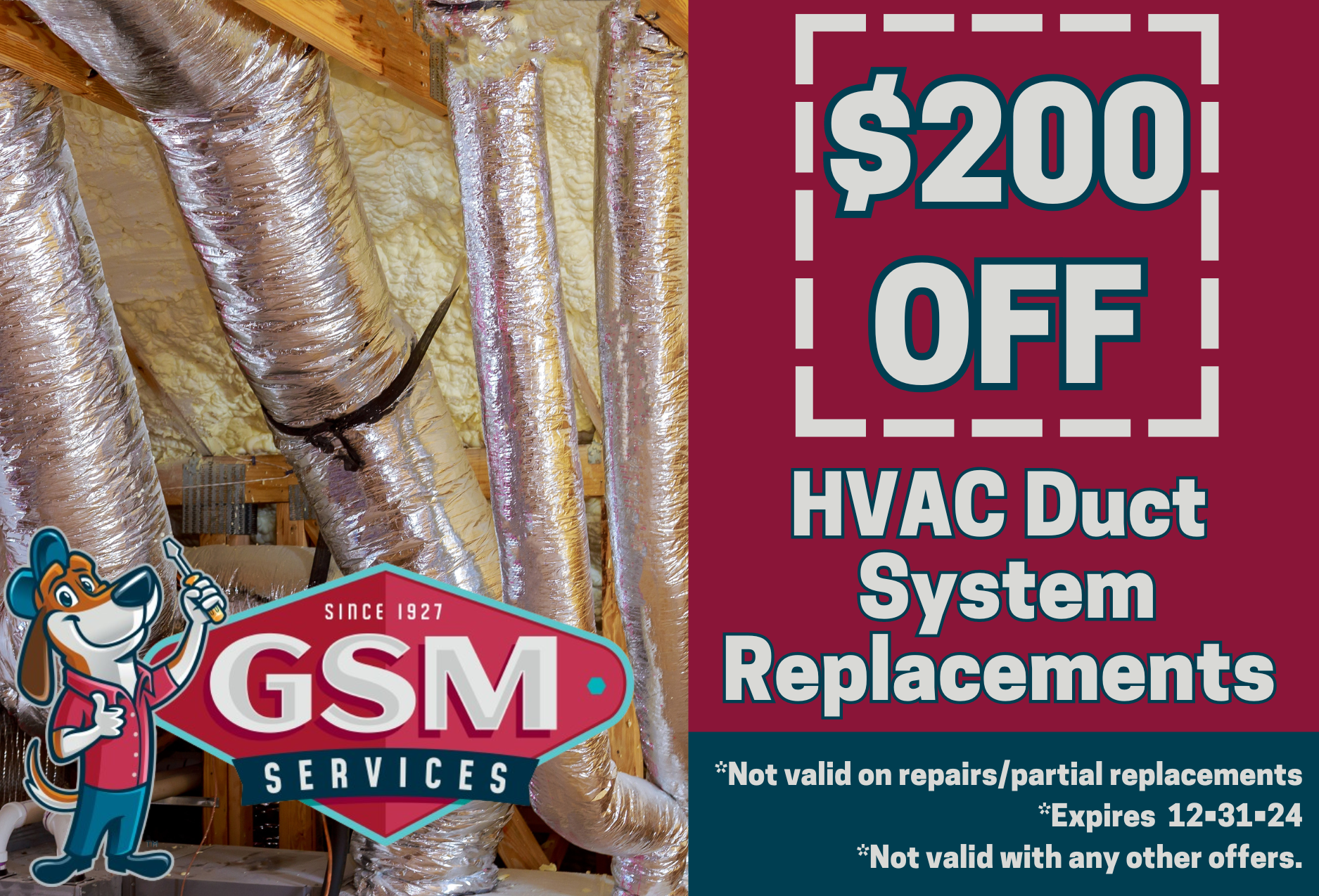 Ductwork Repair Gastonia