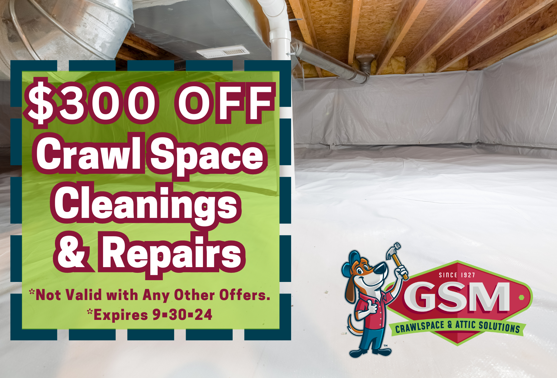 Crawl Space Cleaning Services Charlotte & Gastonia