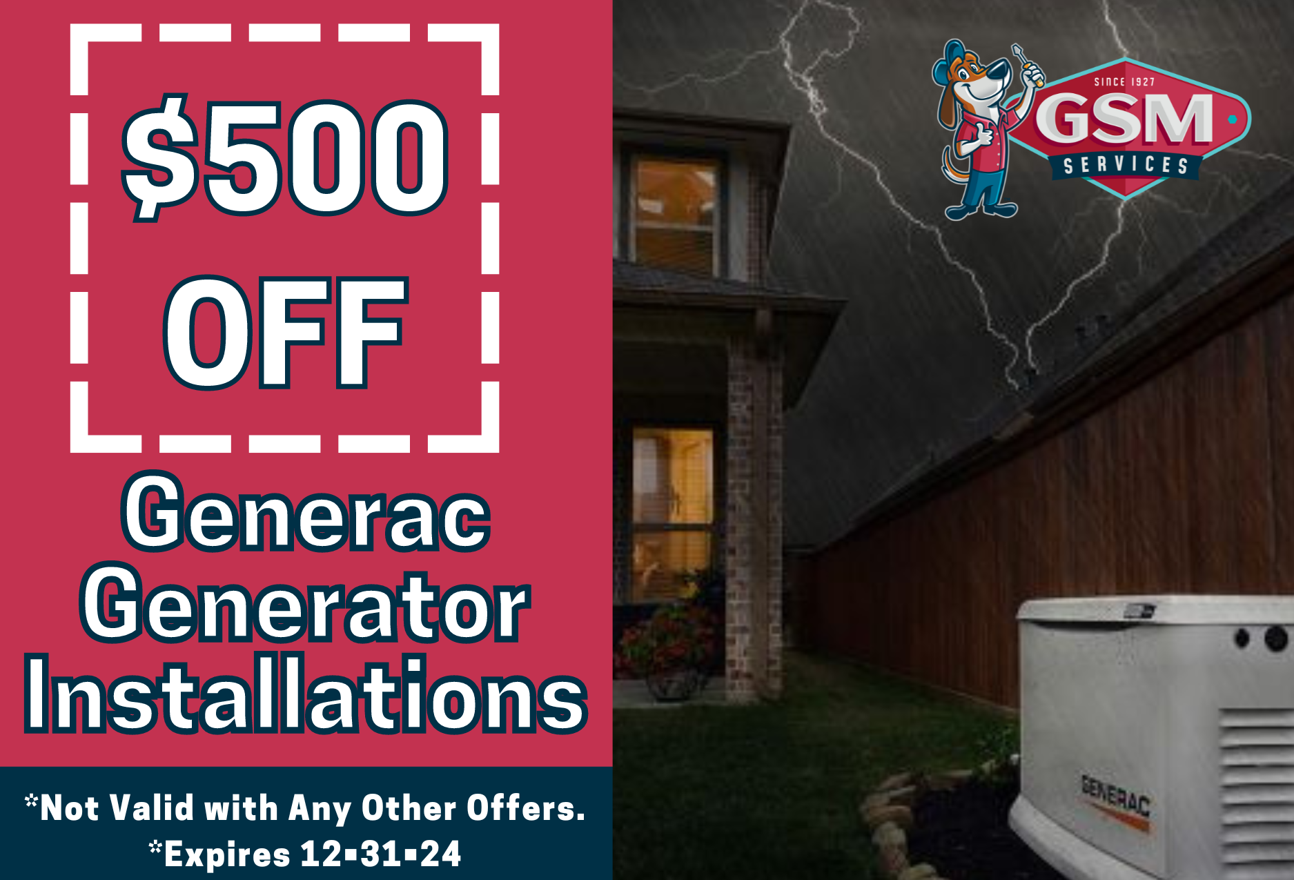 generac generator installer gastonia charlotte nc