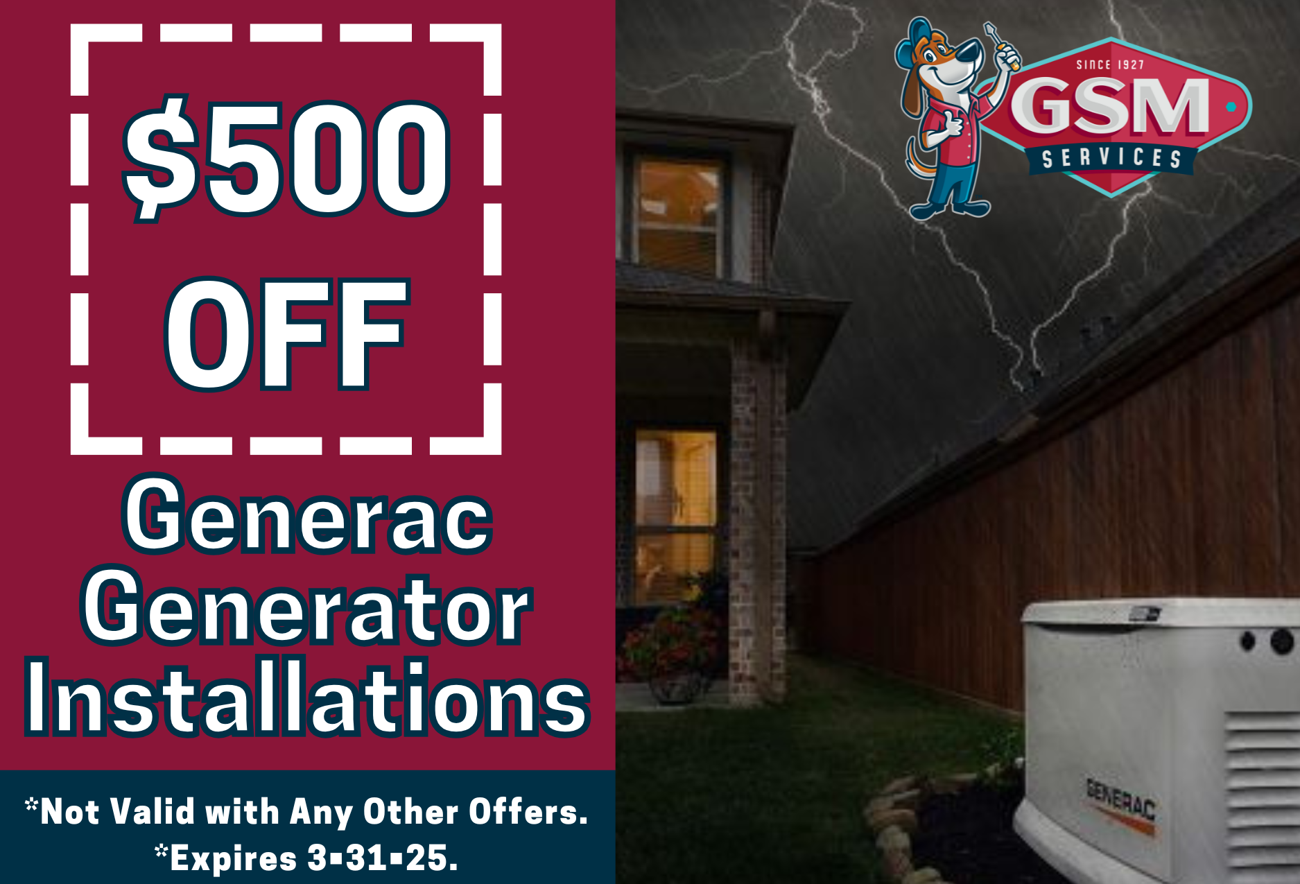 generac generator installers charlotte nc