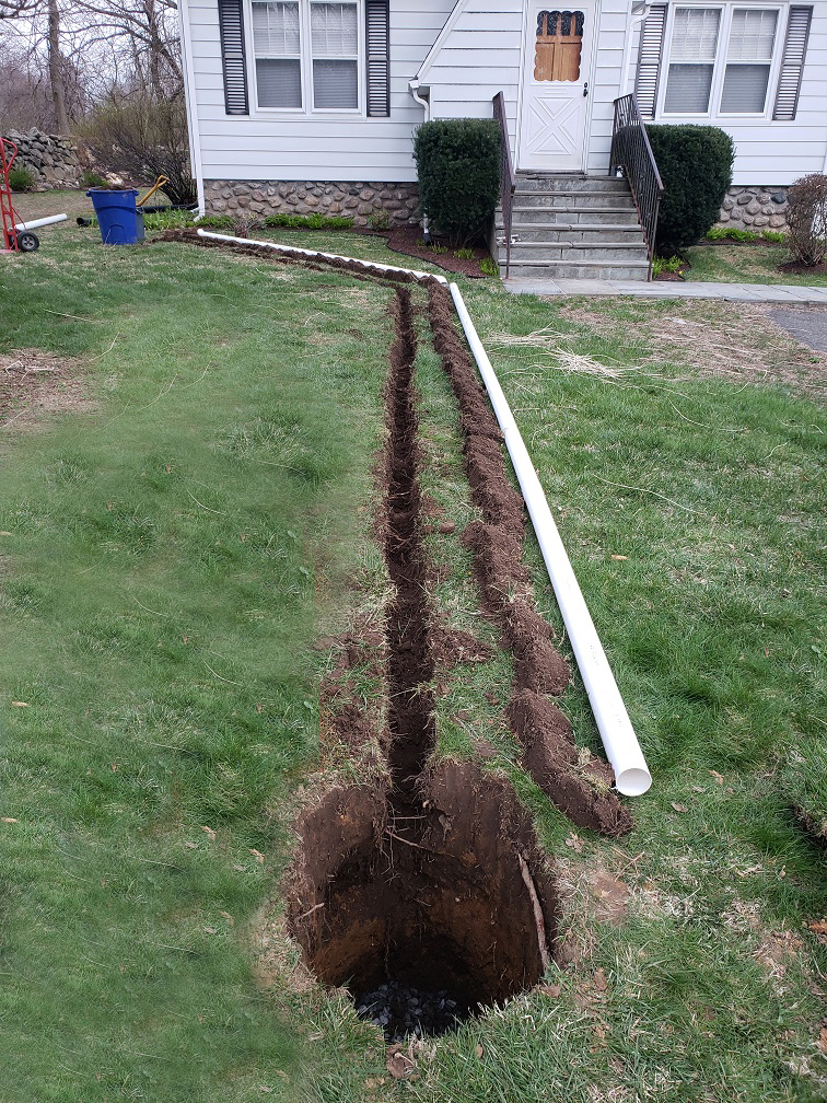 crawl space water drainage charlotte